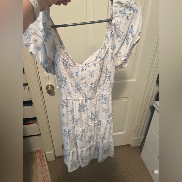 hollister cap sleeve mini dress Hollister Cap Sleeve Button Front Mini Dress